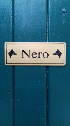 Personalised horse name plaque - personalised,