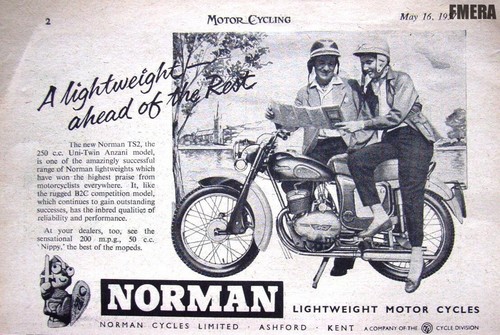 Norman 250cc uni twin - 250cc, 'uni-twin