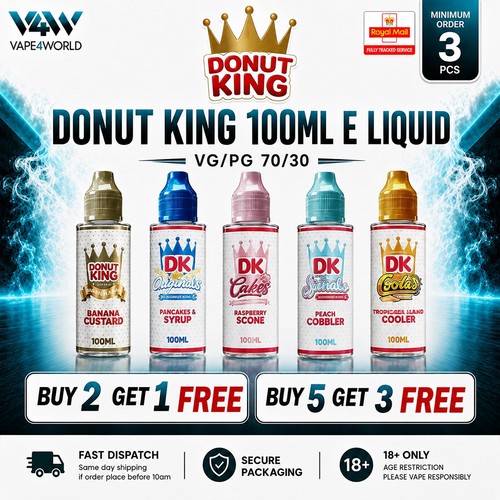 Donut king liquid vape juice - e,
