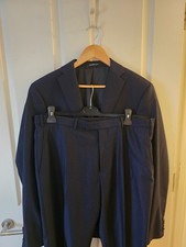 Austin Reed Wool Suit Blue