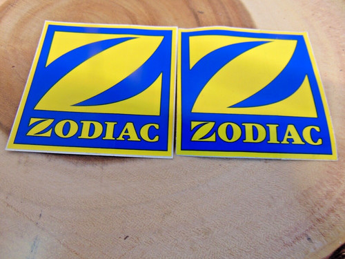 Zodiac boat decal - zodiac, unused