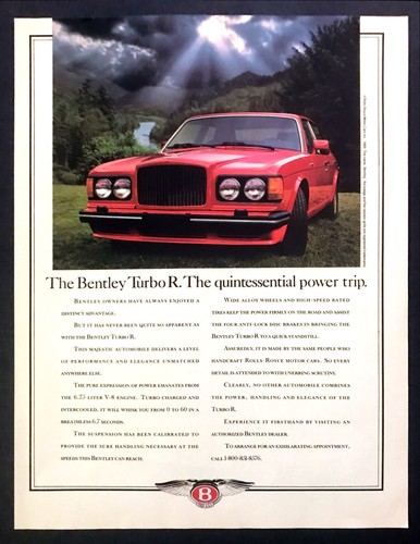1989 bentley turbo sedan - 1989,