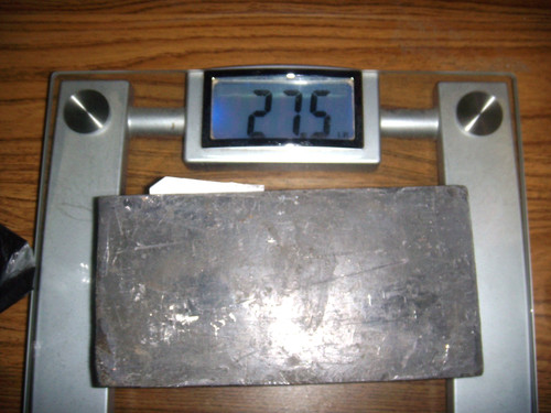 Pure lead ingot brick - 27.5,