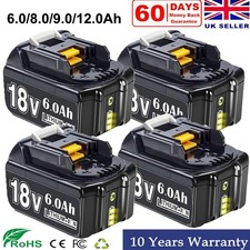 4 PACK Batteries For Makita