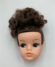 PEDIGREE SINDY  Brunette Masquerade Doll Head Only  ORIGINAL  1984