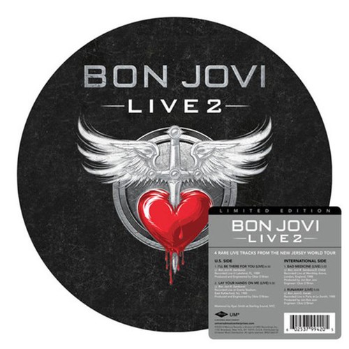Bon jovi live vinyl - bon,