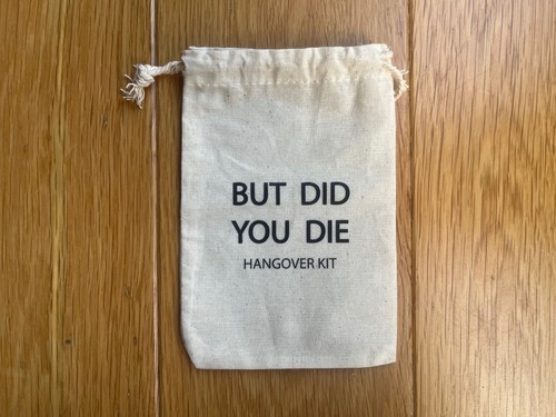 But did you hangover - you,