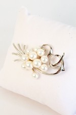 Mikimoto Silver Pear Set