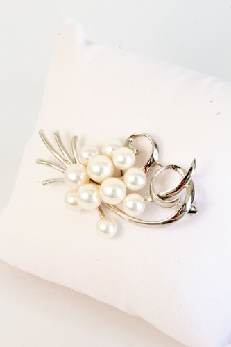 Mikimoto silver pear - silver,