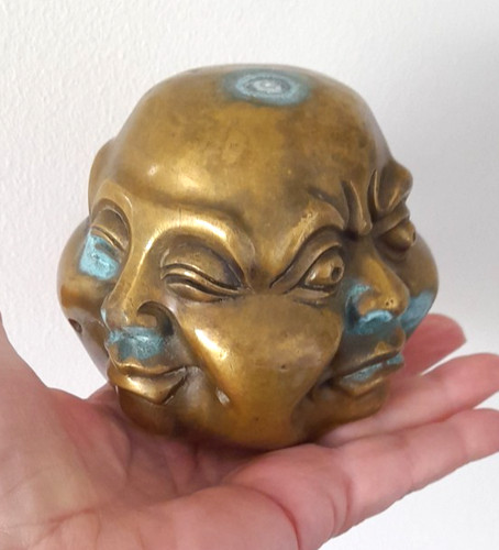Antique chinese faces of - faces,