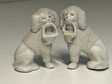 Antique Staffordshire Poodle