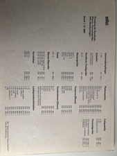 Original Preisliste BRAUN