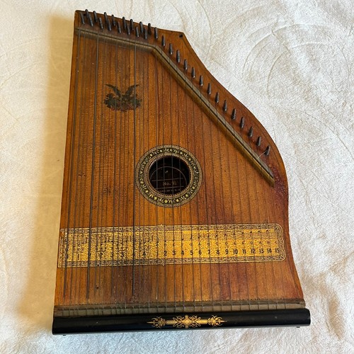 Antique vtg mandolin harp - antique,
