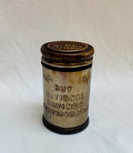 National savings tin money - national,