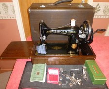 HeavyDuty  Singer 99K Sewing Machine,Fully  Serviced, with case, original manual
