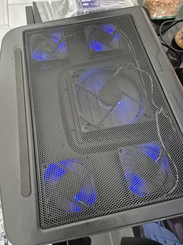 Universal fan laptop cooling - 5-fan,