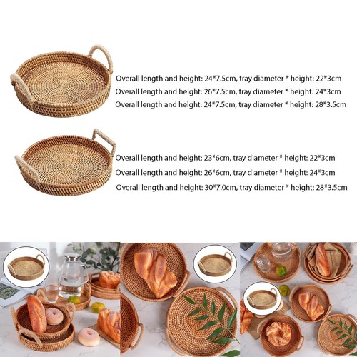 Wicker serving basket rattan - serving,