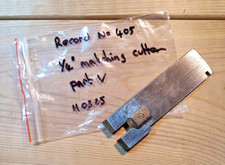 Vintage Record No 405 Plane 1/4" Matching Iron Old Woodworking Hand Tools Cutter