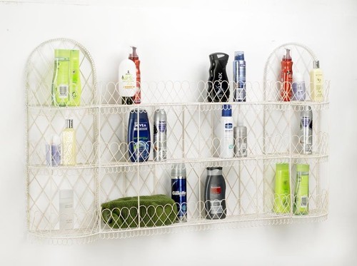 French wirework bathroom wall - wirework,