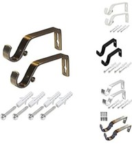 2 X Heavy Duty Metal Curtain