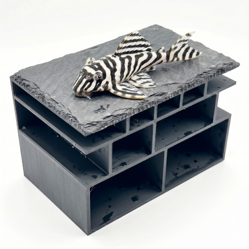 Pleco cave medium slate roof - pleco,
