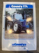 County 974 Tractor Vintage Brochure A4