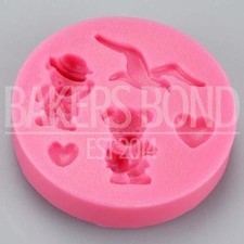 Teddy Bear Bird & Heart