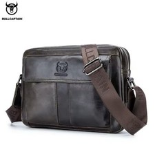 Men's Leather Messenger Bag