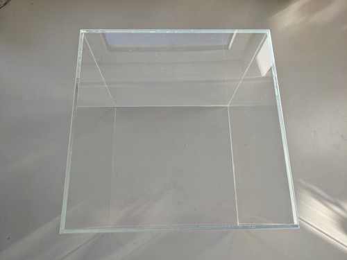 Acrylic clear display case box - display,