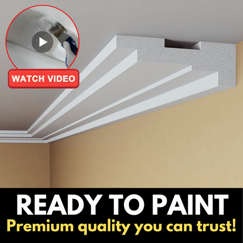 Coving cornice flat ceiling - coving,