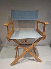 Hardwood Director Chair Blue