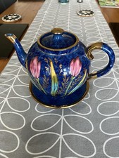 Antique Blue Glaze Gilded
