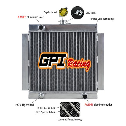 Aluminum radiator for ford - aluminum,