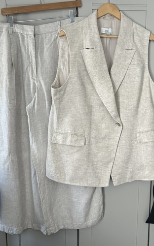 Ladies linen trousers - ladies,