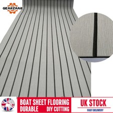 EVA Faux Foam Teak Marine Boat Decking Sheet Flooring Mat Yacht Carpet 240x90cm