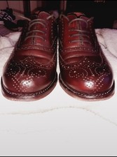 Skinhead,,Ska,Mod,Northern Soul Ladies loake shoes Oxblood size 4 {USED}
