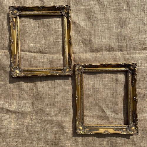 Pair baroque ornate - of, art