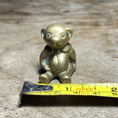 Vintage brass bear lovely - vintage,