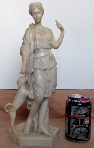 Large alabaster 19c figure - large,