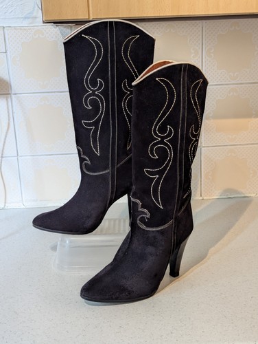 Cowboy black boots - boots, uk