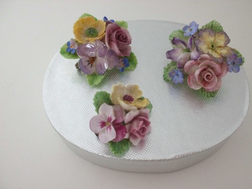 Three vintage bone - three, china