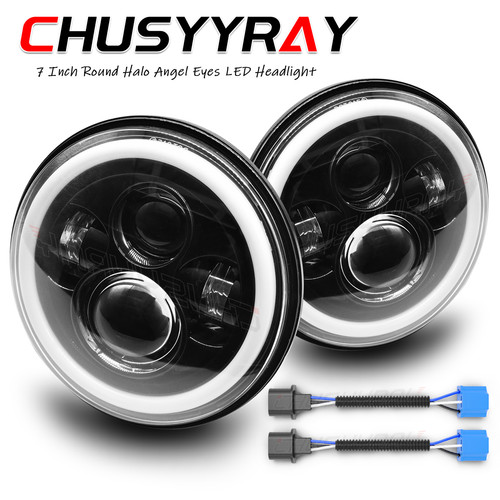 7inch round led headlight halo - 7inch,
