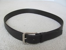 Prada Men's Black Leather Belt