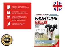 FRONTLINE WORMER - Worming Tablets for Dogs - 2 Tablets