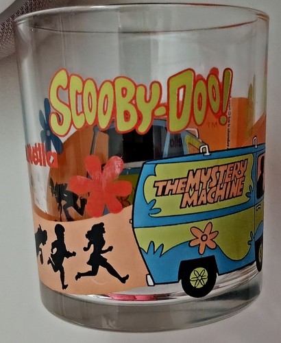 Scooby doo nutella glass 1990s - scooby,