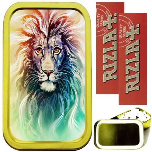 Old lion smoking - smoking, gold