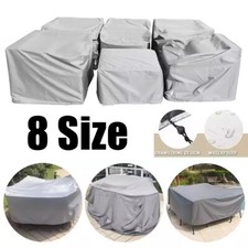 Waterproof Outdoor Garden Furniture Cover Rattan Cube Rectangle Square Table