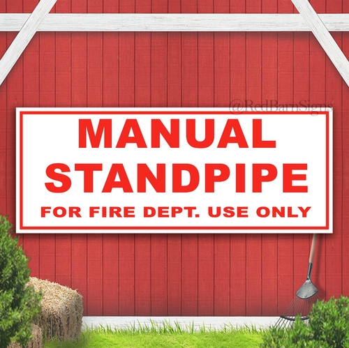 Manual standpipe for fire - manual,