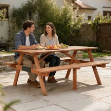 Picnic Table Set With 4 Seater