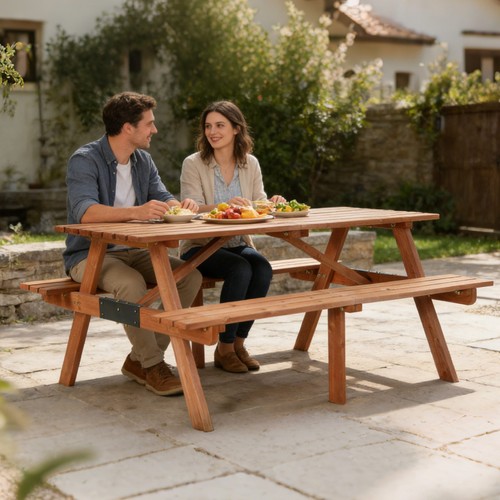 Picnic table set - with, 4